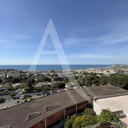 Sur Les Hauteurs, T4 Avec Clim, Wifi, Parking Et Piescine Apartamento Sète